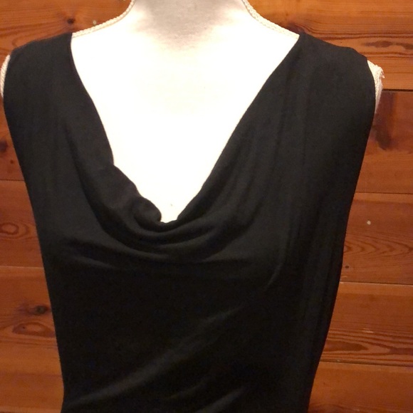 Amour Vert Paris eco Friendly Cowl Neck Black Dre - Picture 12 of 16